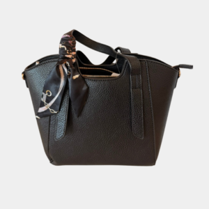 the "noire" pebbled mini tote